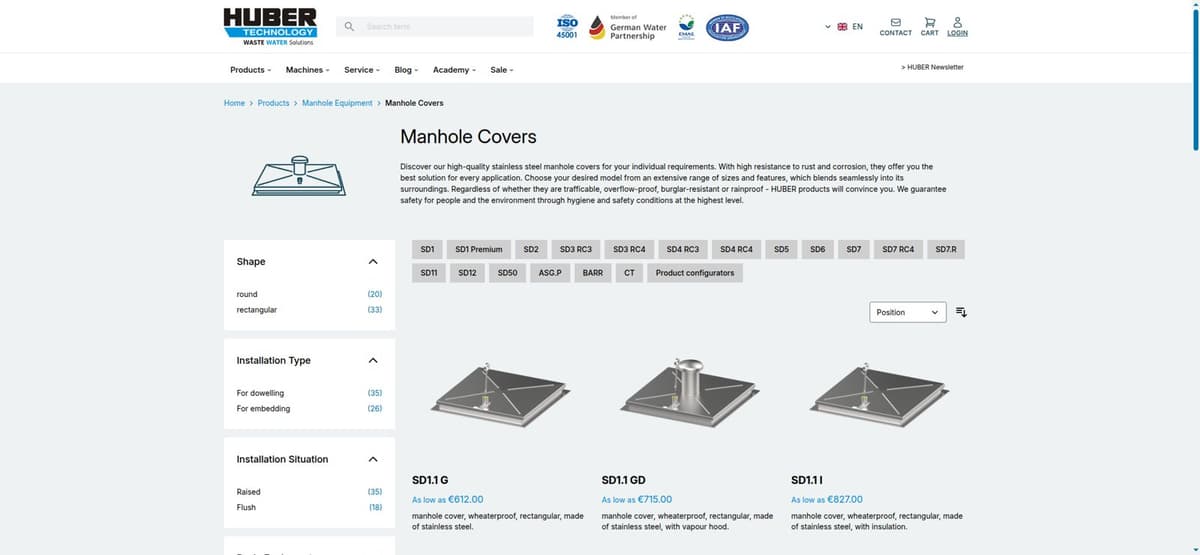 Live storefront — category (PLP) after