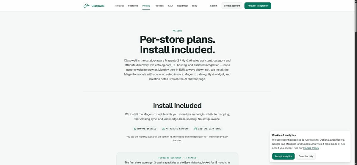 Pricing & plans after