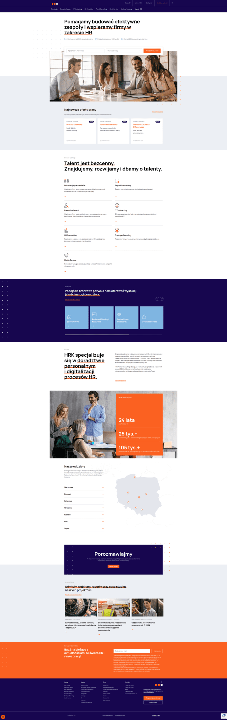 Hrk - Built scalable recruitment platform with Gatsby.js and TypeScript. Implemented SEO strategies that i