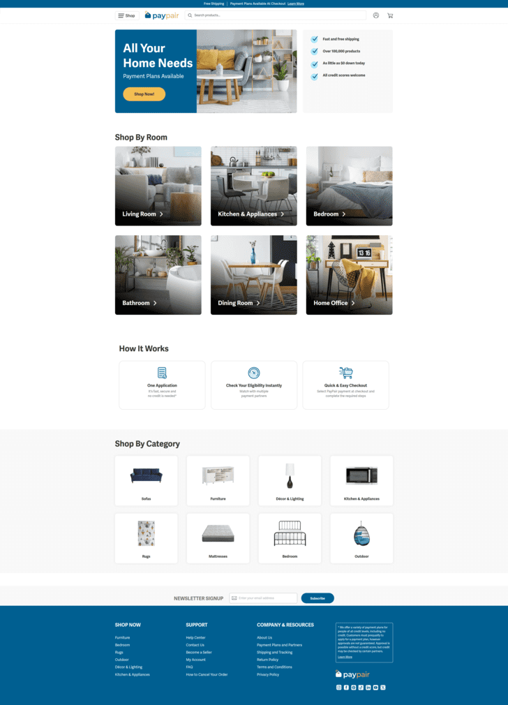 Paypair - Supporting the development and fixing bugs on a Magento 2 store, implementing new features, UX impro